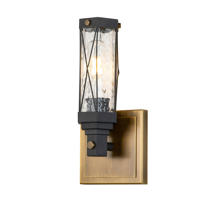 Lucas + McKearn - BB81000ATB-1 - One Light Wall Sconce - Abbey - Weather Zinc/ ATB