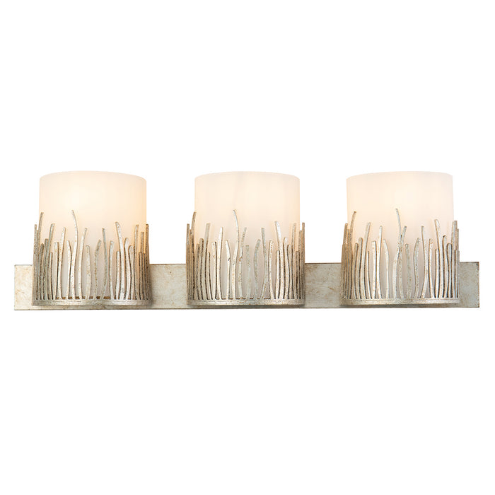 Lucas + McKearn - BB90610S-3 - Three Light Vanity - Sawgrass - Silver