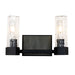 Lucas + McKearn - BB91595-2 - Two Light Vanity - Navarre - Black/Grey