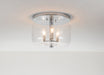 Lucas + McKearn - FM80122PC-13 - Three Light Flush Mount - Rampart - Polished Chrome