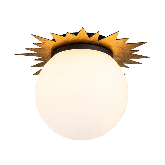 Lucas + McKearn - FM90417G-15 - Three Light Flush Mount - Soleil - WZC/Gold