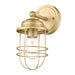 Golden - 9808-1W BCB - One Light Wall Sconce - Seaport BCB - Brushed Champagne Bronze