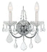Crystorama - 3222-CH-CL-I - Two Light Wall Sconce - Imperial - Polished Chrome