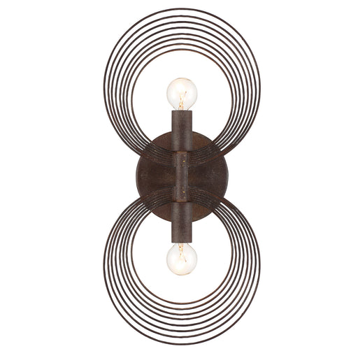 Crystorama - DOR-B7722-FB - Two Light Wall Sconce - Doral - Forged Bronze