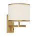 Crystorama - MAD-B4101-AG - One Light Wall Sconce - Madison - Aged Brass