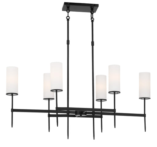 Minka-Lavery - 3846-66A - Six Light Island Pendant - First Avenue - Coal