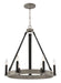 Minka-Lavery - 3876-693 - Six Light Chandelier - Rawson Ridge - Aged Silverwood And Coal