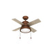 Hunter - 51042 - 36"Ceiling Fan - Loki - Weathered Copper