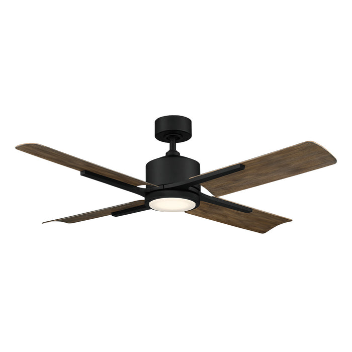 Modern Forms Fans - FR-W1806-56L27MBBW - 56"Ceiling Fan - Cervantes - Matte Black/Barn Wood