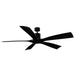 Modern Forms Fans - FR-W1811-70-MB - 70"Ceiling Fan - Aviator 70 - Matte Black