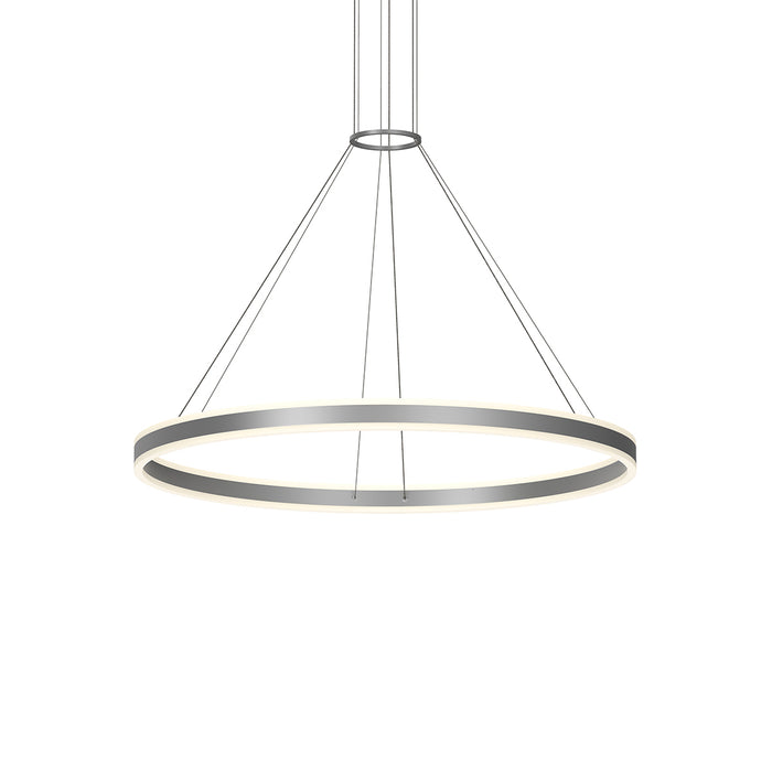 Sonneman - 2307.16 - LED Pendant - Double Corona - Bright Satin Aluminum
