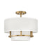 Hinkley - 38893LCB - LED Semi-Flush Mount - Graham - Lacquered Brass