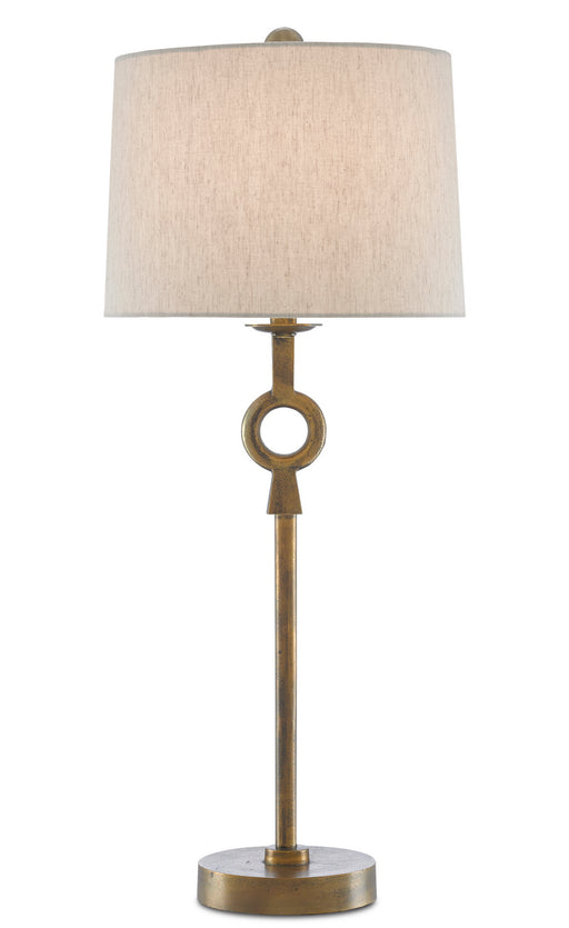 Currey and Company - 6000-0530 - One Light Table Lamp - Germaine - Antique Brass