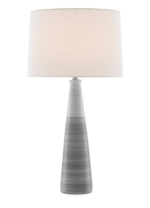 Currey and Company - 6000-0618 - One Light Table Lamp - Forefront - Gray/White
