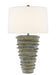 Currey and Company - 6000-0682 - One Light Table Lamp - Sunken - Green Moss