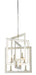 Currey and Company - 9000-0523 - Eight Light Chandelier - Middleton - Contemporary Silver Leaf