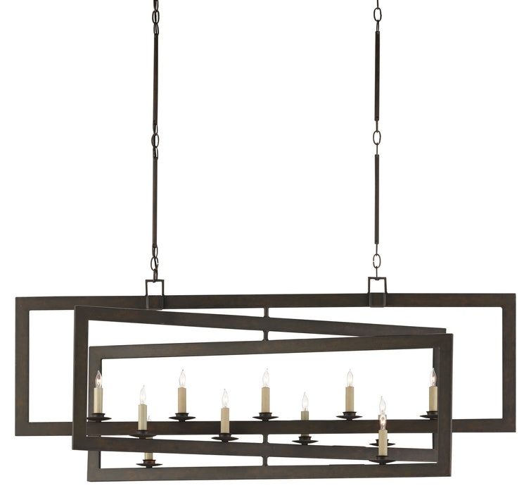 Currey and Company - 9000-0525 - 11 Light Chandelier - Middleton - Bronze Gold