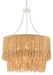 Currey and Company - 9000-0649 - Four Light Chandelier - Samoa - Gesso White/Natural Rope