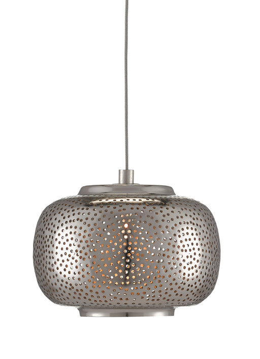 Currey and Company - 9000-0688 - One Light Pendant - Pepper - Painted Silver/Nickel