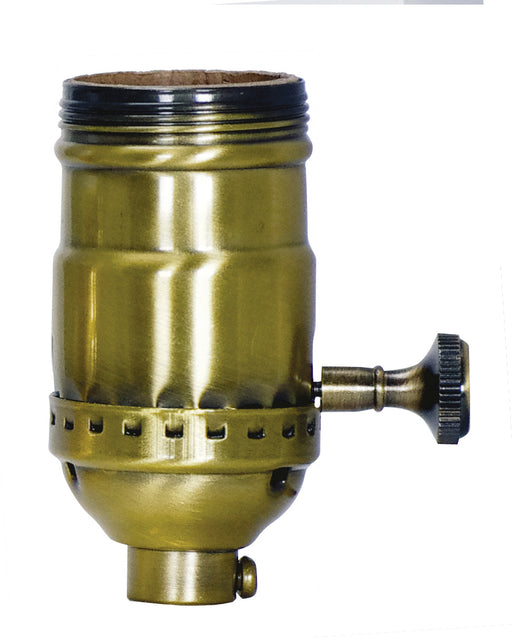 Satco - 80-2356 - Regular Ab S.B.3 Pc 3Way Tk Sk - Antique Brass