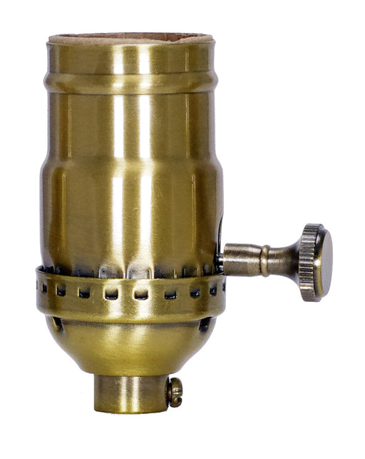 Satco - 80-2358 - Regular Ab S.B. 3Pc On-Off Tk - Antique Brass