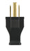Satco - 80-2412 - Thermoplastic Hd Plug - Black