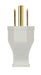 Satco - 80-2413 - Thermoplastic Hd Plug - White