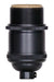 Satco - 80-2478 - 4Pc Keyless Cast Socket - Black