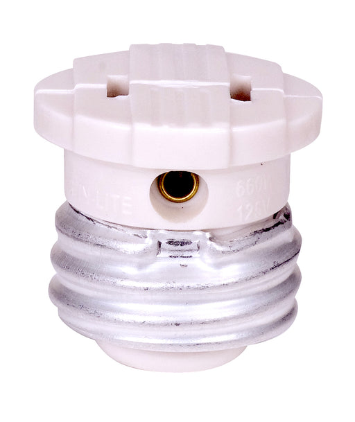 Satco - 80-2513 - Female Screw Plug - White