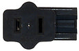 Satco - 80-2516 - Female Slide Plug - Black