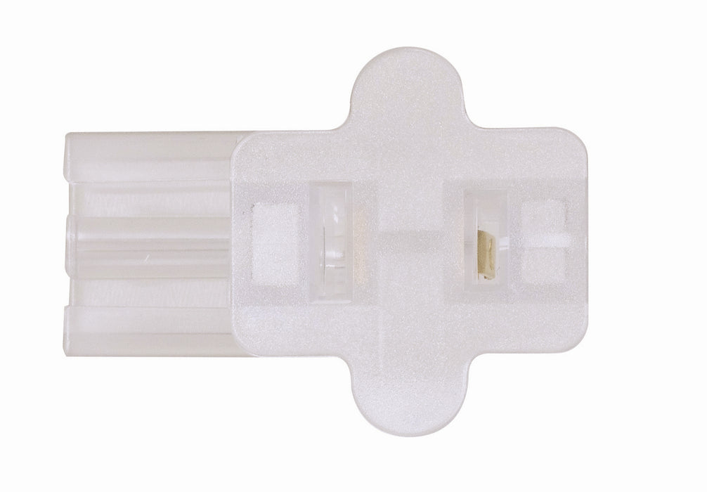 Satco - 80-2518 - Female Slide Plug - Clear Silver