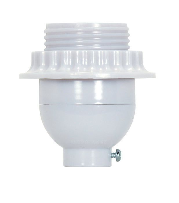 Satco - 80-2530 - Phenolic Short Keyless - White
