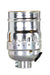 Satco - 80-2531 - Keyless Socket W/Side - Nickel