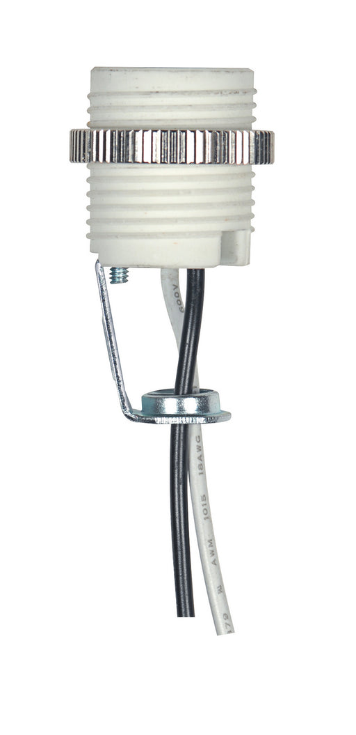 Satco - 80-2543 - Threaded Porcelain Candelabra - White