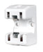 Satco - 80-2589 - 2Gx13 Socket Snap/Screw Mount - White