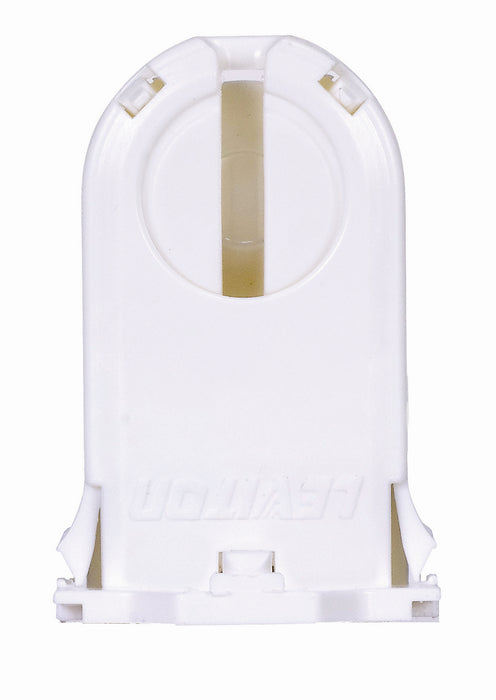 Satco - 80-2610 - Tall Fl Socket Non Shunted W/Lamp - White
