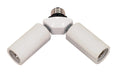 Satco - SF77-607 - F33R2E Light Socket Adapter - White