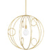Mitzi - H485701M-AGB - One Light Pendant - Alanis - Aged Brass