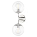 Mitzi - H503102-PN - Two Light Wall Sconce - Meadow - Polished Nickel