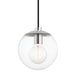 Mitzi - H503701-PN - One Light Pendant - Meadow - Polished Nickel