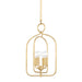 Mitzi - H512701S-GL - Four Light Pendant - Mallory - Gold Leaf