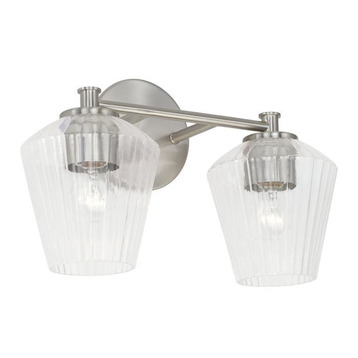 Capital Lighting - 141421BN-507 - Two Light Vanity - Beau - Brushed Nickel