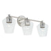 Capital Lighting - 141431PN-507 - Three Light Vanity - Beau - Polished Nickel