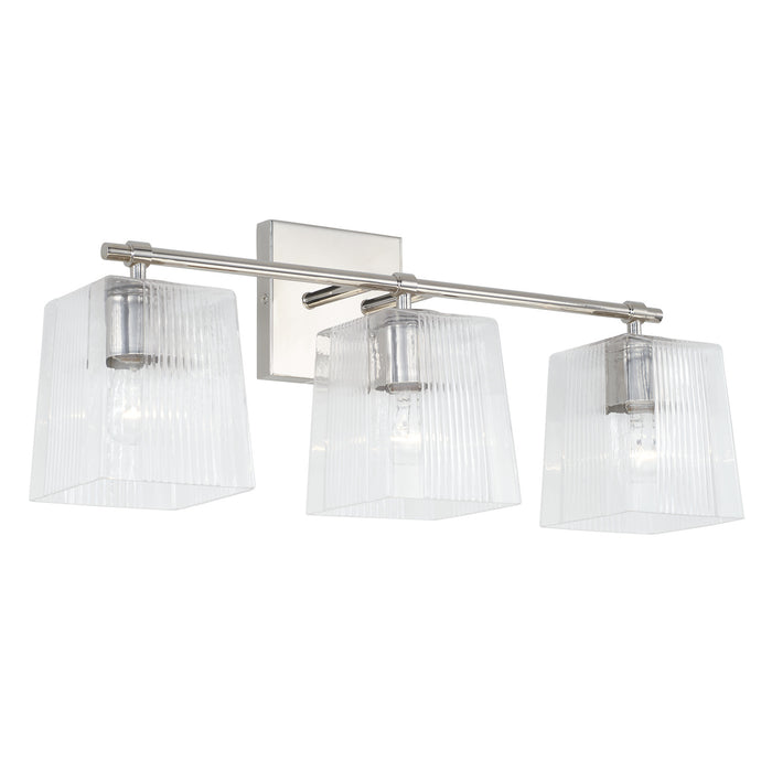 Capital Lighting - 141731PN-508 - Three Light Vanity - Lexi - Polished Nickel