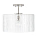 Capital Lighting - 241311PN - One Light Semi-Flush Mount - Emerson - Polished Nickel