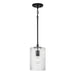 Capital Lighting - 341311MB - One Light Pendant - Emerson - Matte Black