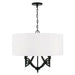 Capital Lighting - 342341MB - Four Light Pendant - Sylvia - Matte Black