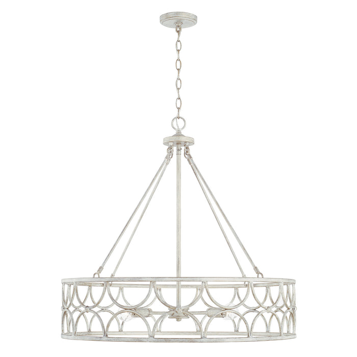 Capital Lighting - 343341WW - Four Light Pendant - Ricci - Winter White