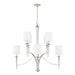 Capital Lighting - 442681PN-701 - Eight Light Chandelier - Abbie - Polished Nickel