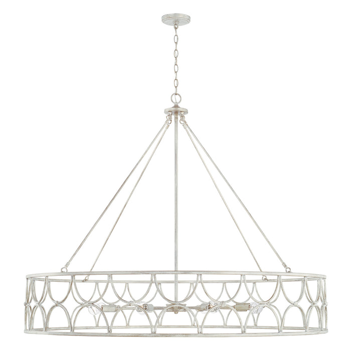 Capital Lighting - 443381WW - Eight Light Chandelier - Ricci - Winter White